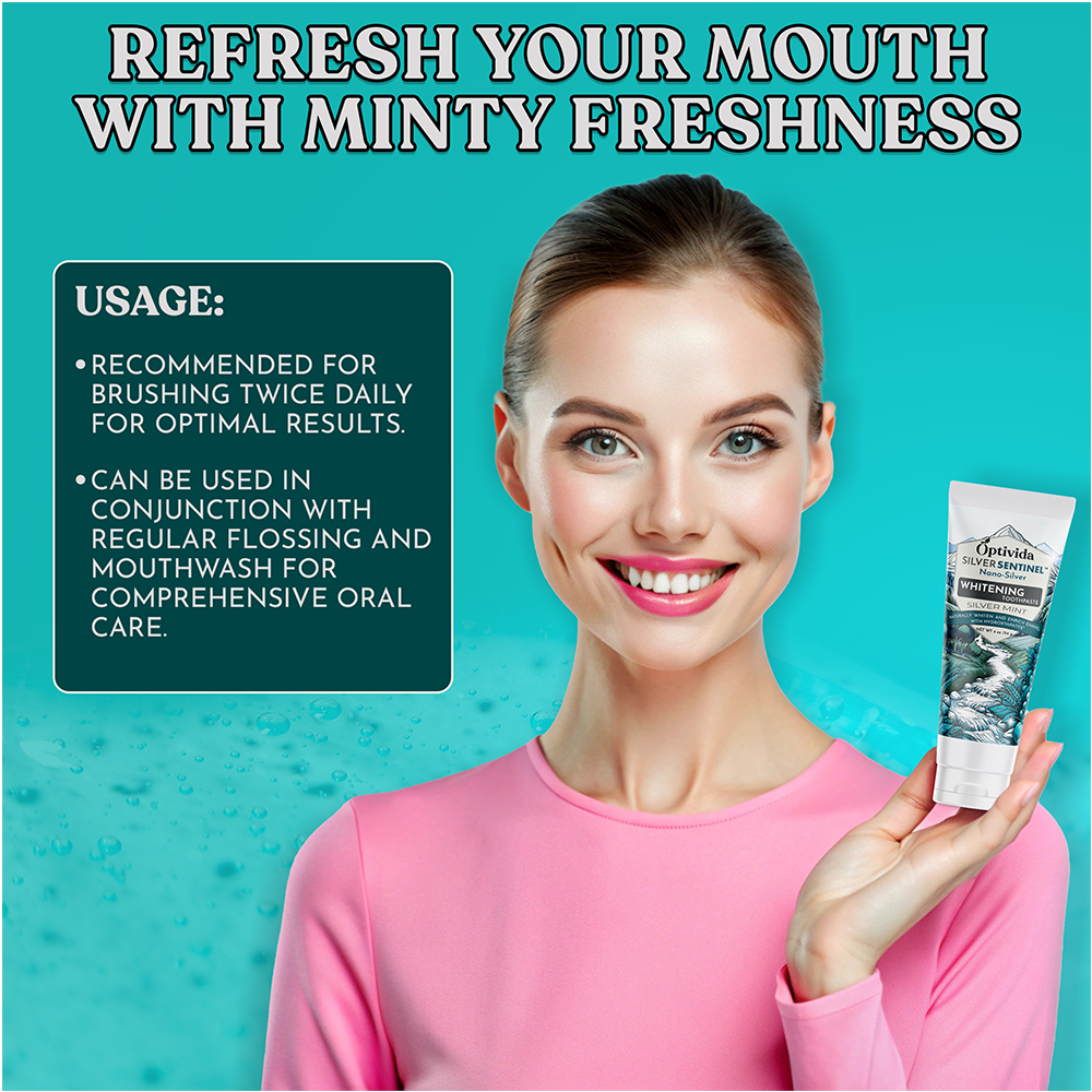 Silver Whitening Toothpaste 4oz