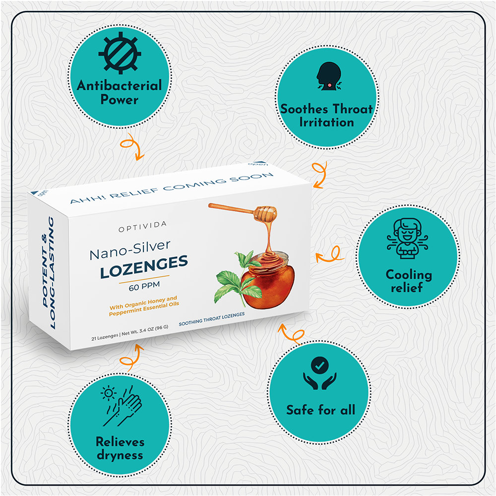 Silver Lozenges - Lemon-honey - 21 Pieces