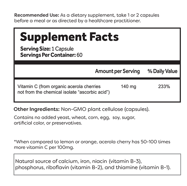 Vegan Vitamin C